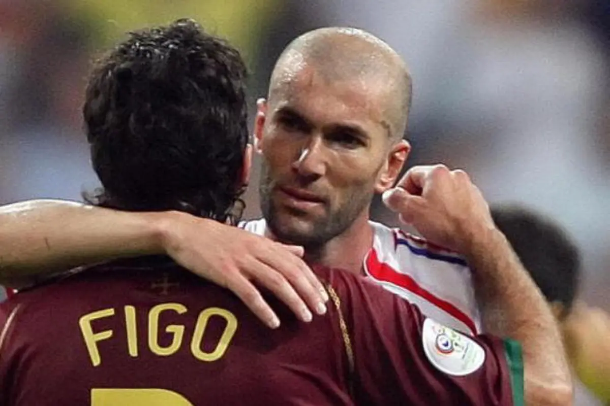 luis figo - zinedine zidane