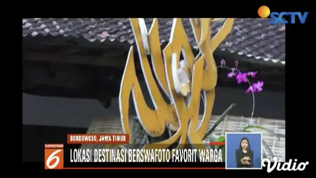 Kampung Penanggungan, Bondowoso, Jawa Timur, menjadi kampung kaligrafi yang cocok untuk berwisata budaya Islam dan berswafoto.