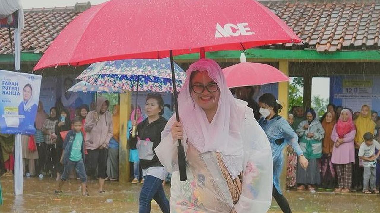 Anak Jenderal Bintang Tiga Polisi Basah-basahan Terabas Hujan, Bapaknya Kawan Kapolri