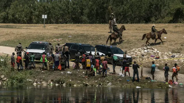 Ribuan Migran Haiti Tiba di Texas