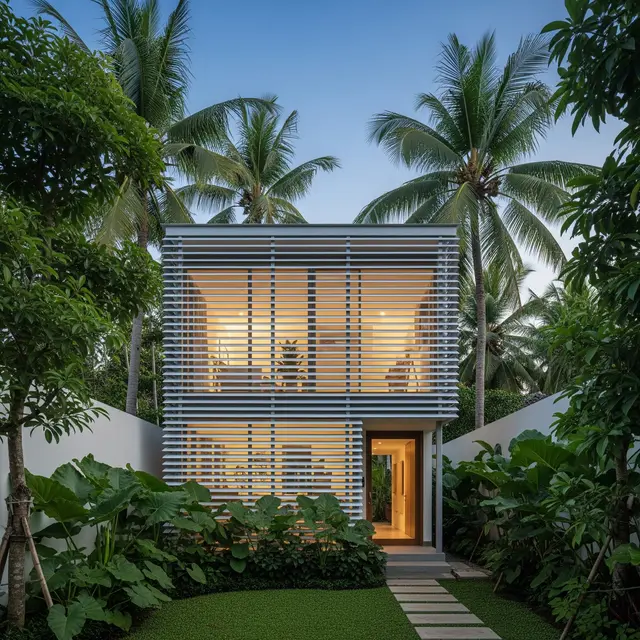 9 Inspirasi Rumah Kecil Hemat Energi dengan Ventilasi Alami, Desain Efisien Hunian Nyaman