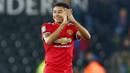 Jesse Lingard - Penampilannya yang tidak konsisten dan sering sombong di media sosial membuatnya menjadi bahan olok-olok para fans. Penggemar menganggap keangkuhan pemain ini tidak sebanding dengan apa yang ia tunjukkan di lapangan. (Foto: AFP/Geoff Caddick)