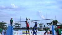 Tim bola voli pantai Indonesia raih medali emas (Ajeng Resti/Liputan6.com)