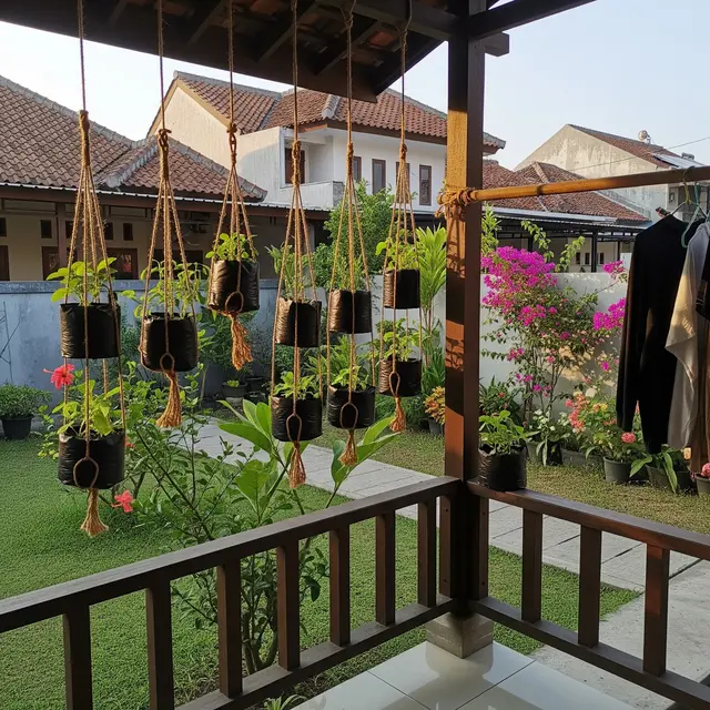 9 Ide Kebun Sayur Gantung di Rumah Kecil, Maksimalkan Lahan Sempit