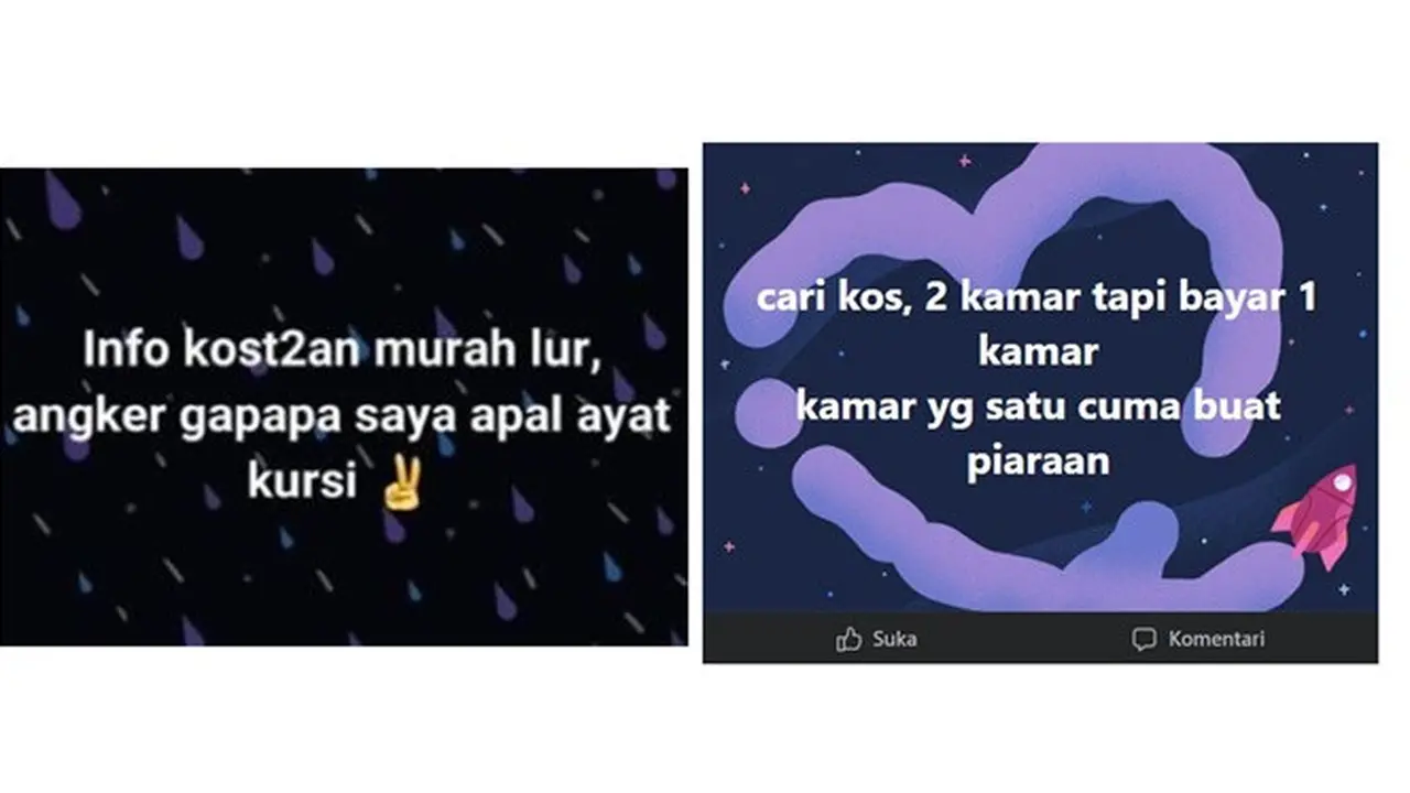 Absurd Banget, 6 Status Orang Cari Kos-kosan Ini Bikin Tepuk Jidat
