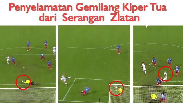Penyelamatan Gemilang Kiper Tua dari Serangan Zlatan