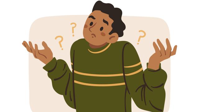 Ilustrasi orang tak paham realita