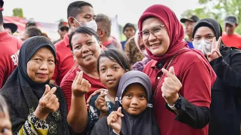 Bupati incumbent yang akan maju lagi di Pilbup Indramayu, Nina Agustina (Istimewa)