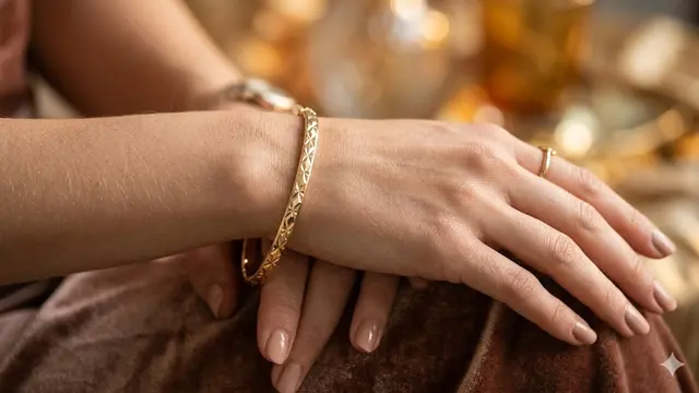 Model Gelang Emas Tipis tapi Mahal