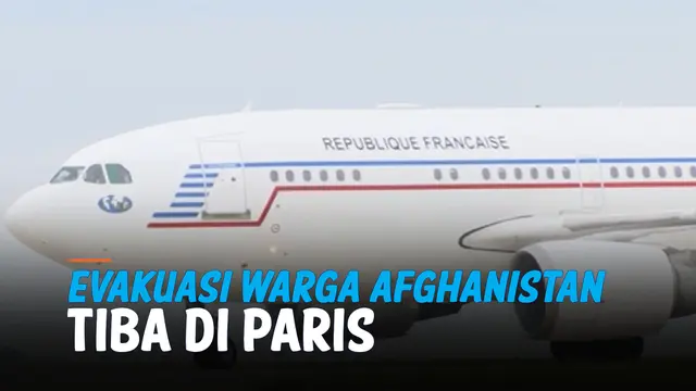 VIDEO: 41 Warga yang Kabur dari Afghanistan Tiba di Paris