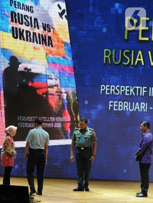 Buku ini berjudul Perang Rusia-Ukraina: Perspektif Intelijen Strategis Februari - September 2022. (merdeka.com/imam buhori)