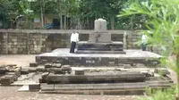 Candi Palgading yang digunakan untuk ritual penyembahan dinilai istimewa karena berbeda dari candi kebanyakan. (Liputan6.com/Switzy Sabandar)