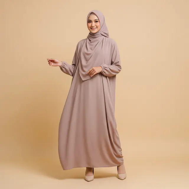Model Gamis Ceruty Terbaru yang Memukau
