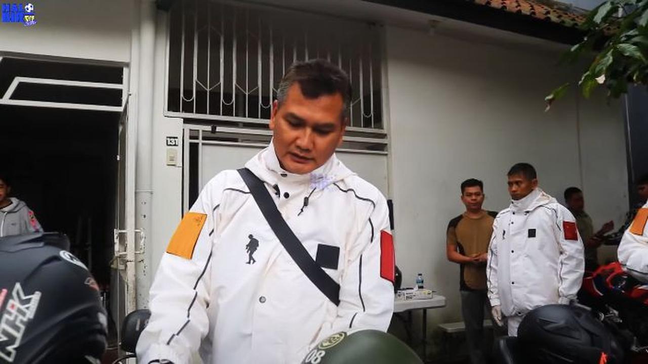 Momen Mayjen Kunto Arief dan Sang Istri Touring ke Jogja Diguyur Hujan Terabas Terus 'Semangat