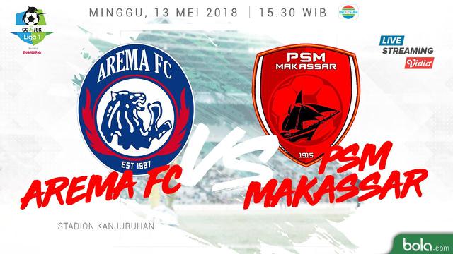 Arema FC Vs PSM Makassar