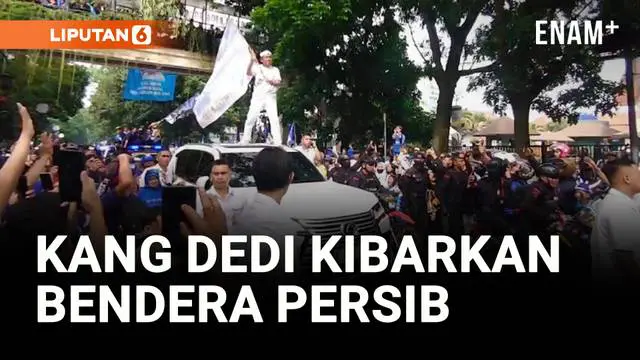 VIDEO: Kang Dedi Mulyadi Turun Langsung Rayakan Persib Juara Bersama Bobotoh