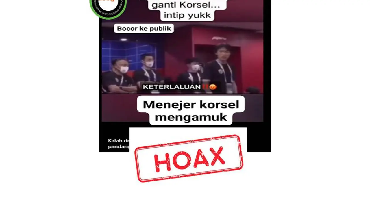 Cek fakta video pelatih Korsel