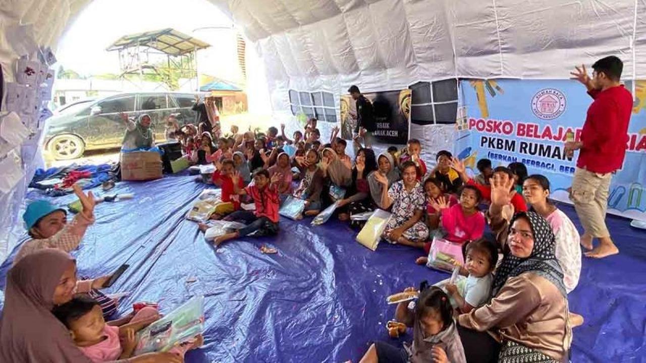 PKBM Ruman Aceh Hadirkan Posko Belajar untuk Pulihkan Senyum Anak Korban Bencana di Aceh Tamiang