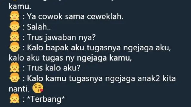 rayuan gombal bikin baper (foto:twitter/@chudori19)