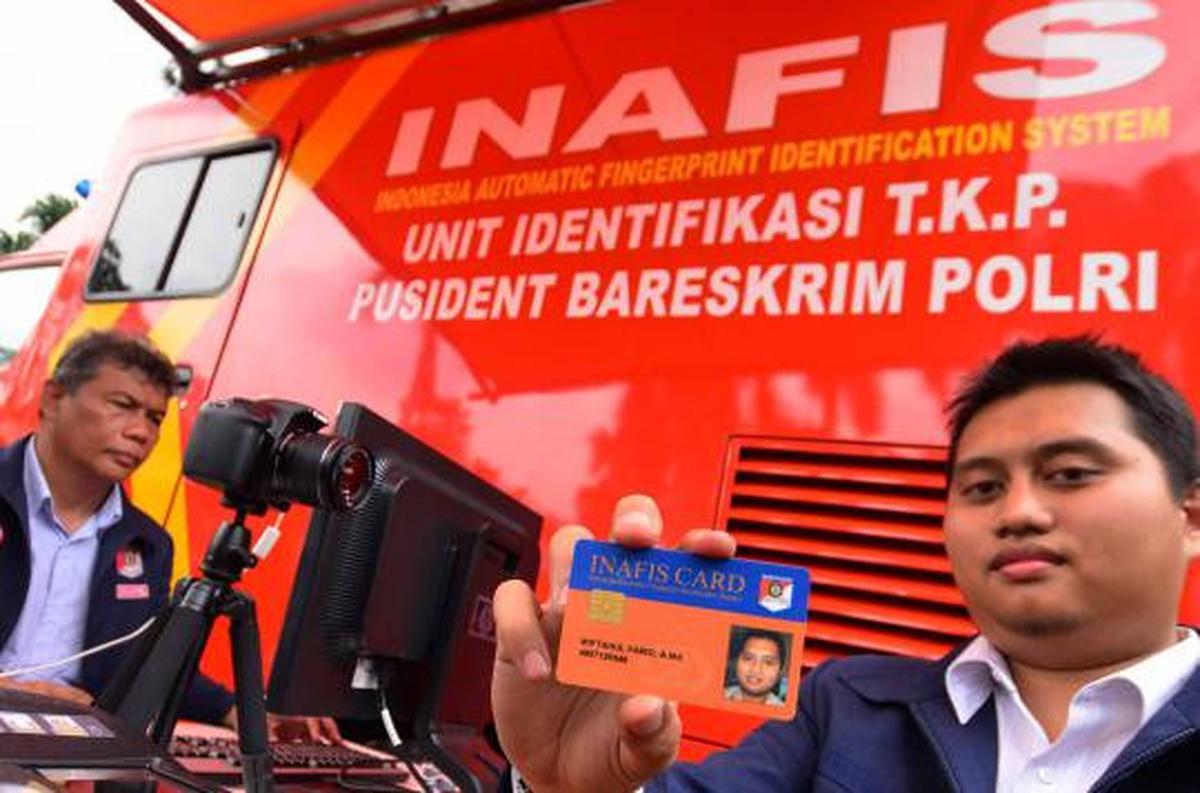 Pelayanan kartu INAFIS diluncurkan