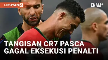 Ekspresi Cristiano Ronaldo Saat Gagal Eksekusi Penalti
