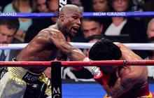 Mayweather menari-nari di dua ronde terakhir
