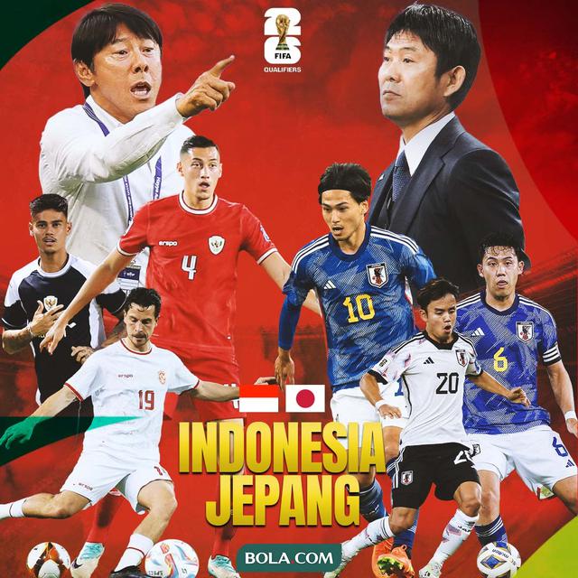 Kualifikasi Piala Dunia 2026 - Timnas Indonesia Vs Jepang - Duel Pelatih dan Pemain