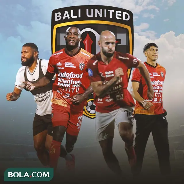 Bali United - Jefferson, Privat Mbarga, M. Rashid,  Elias Dolah