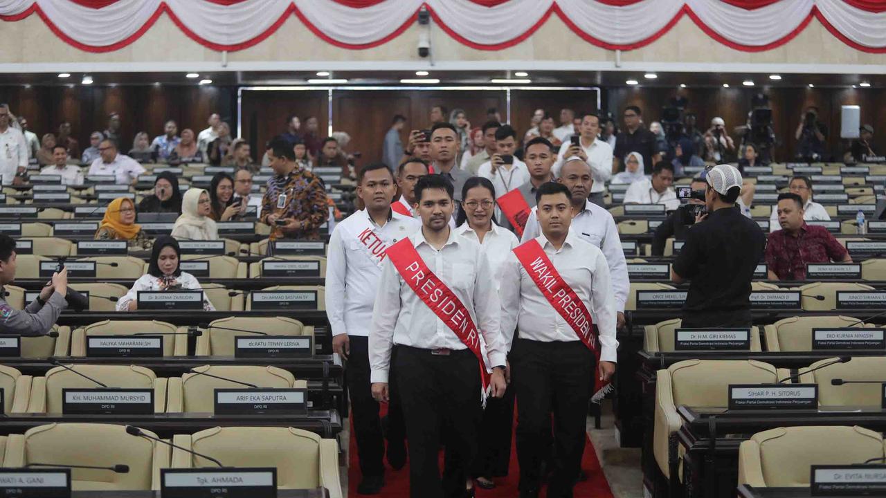 FOTO: MPR Gelar Gladi Bersih Pidato Kenegaraan Sidang Tahunan 2025