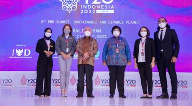 Pra-KTT Ketiga Y20 Indonesia yang digelar di Balikpapan, Kalimantan Timur, Sabtu (21/5/2022)