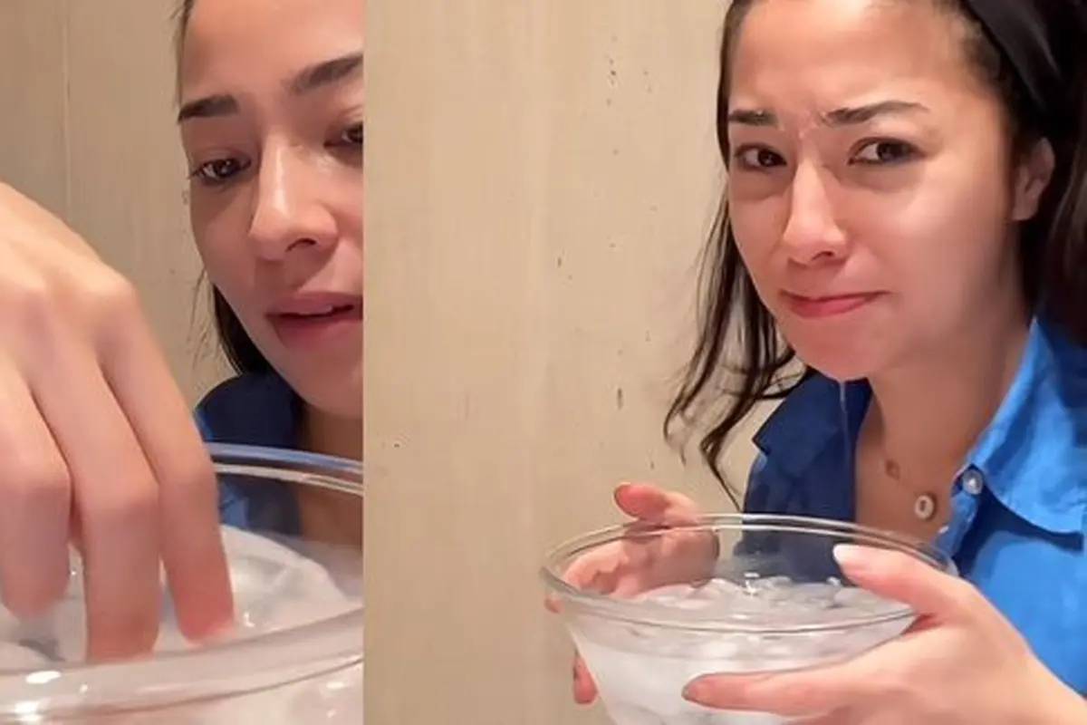 Nikita Willy pakai teknik ini untuk kulit lebih glowing. (credit:tiktok.com/@nikitawillyofficial)