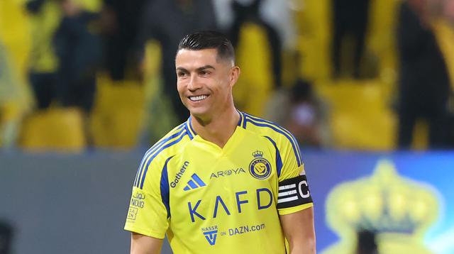 Gol lewat penalti pada menit ke-42 tersebut membalikkan keadaan dan memastikan kemenangan Al Nassr atas Al Okhdood, yang sebelumnya unggul lebih dulu. (AFP/Fayez Nureldine)