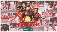 SEA Games 2023 - Kolase Foto Pertandingan Timnas Indonesia U-22 vs Thailand (Bola.com/Decika Fatmawaty)