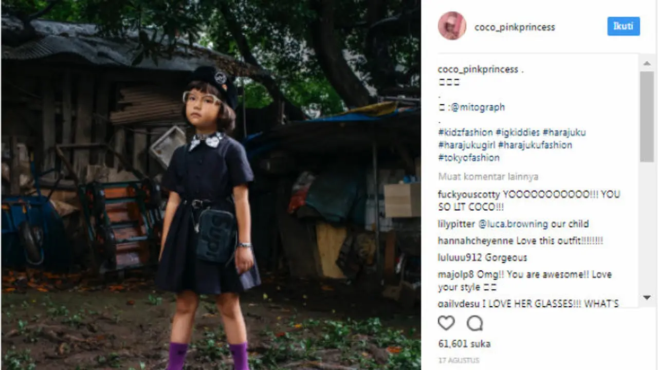 Yuk Kenalan dengan Coco, Gadis Harajuku yang Tampil Super Stylish