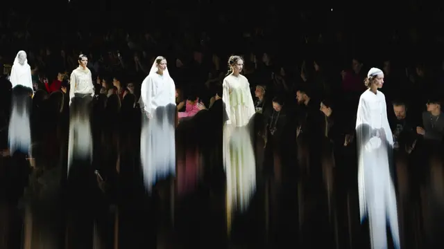 Ilustrasi Penampilan Moscow Zuhat/Moscow Fashion Week