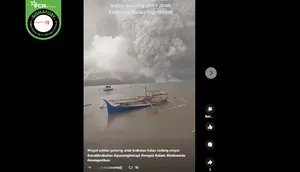 Kumpulan Video Hoaks Gunung Anak Krakatau Erupsi, Simak Faktanya
