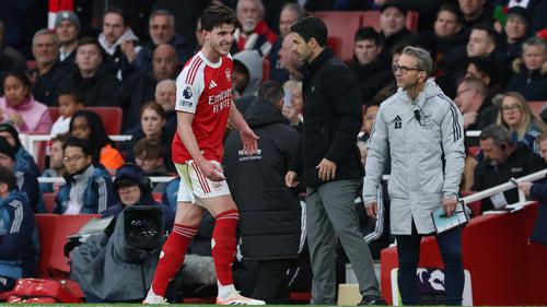 Declan Rice dan Mikel Arteta