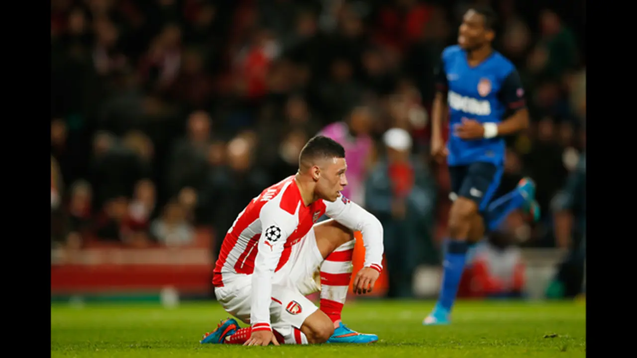 AS Monaco Hajar Arsenal di Emirates Stadium