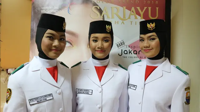 2 Minggu Sebelum HUT RI Ke 73, Ini Proses Perawatan Kulit dan Makeup Paskibraka