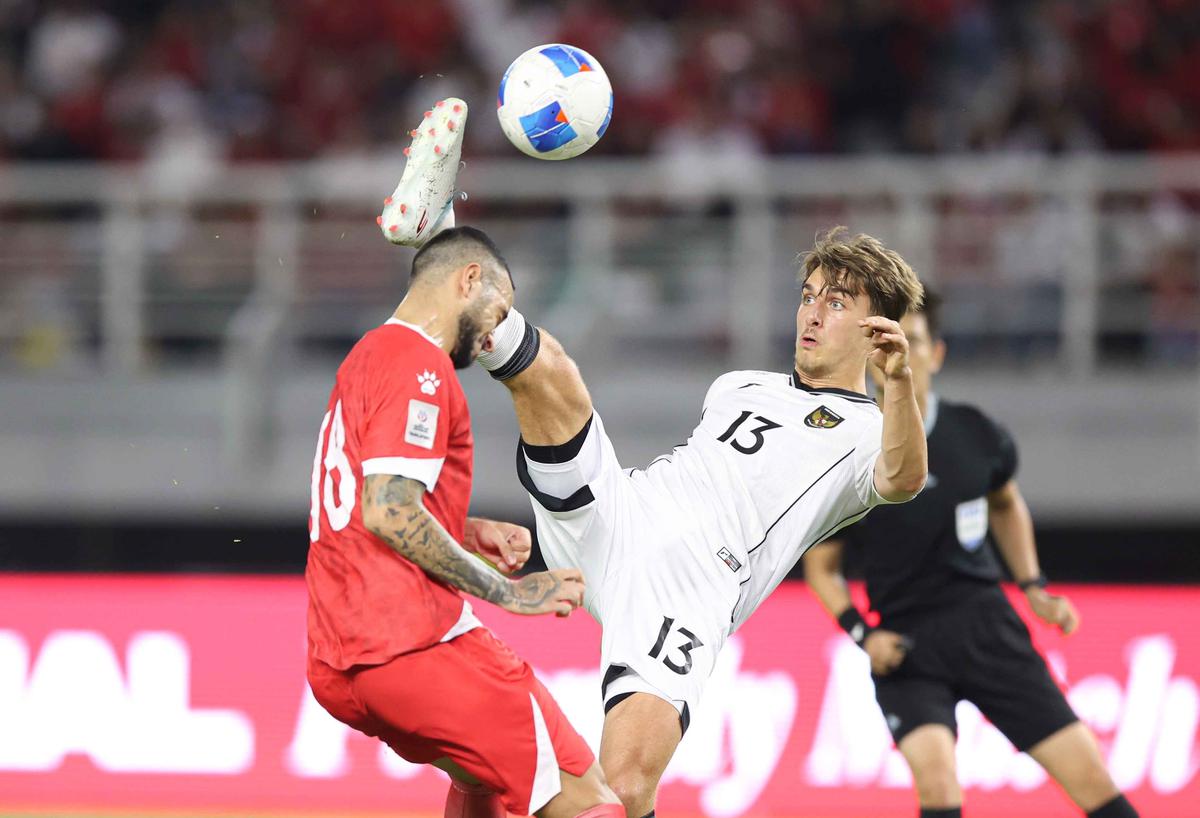 FOTO: Timnas Indonesia Gagal Jebol Pertahanan Lebanon, Laga Berakhir 0-0