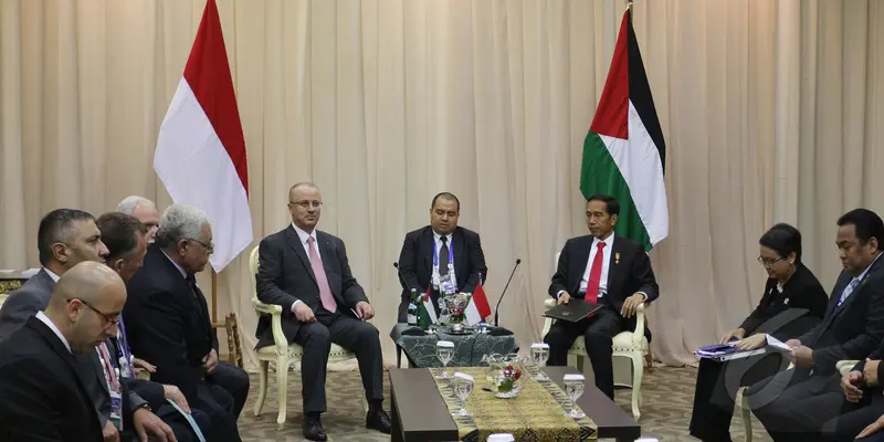 Presiden Joko Widodo Gelar Pertemuan Dengan PM Palestina
