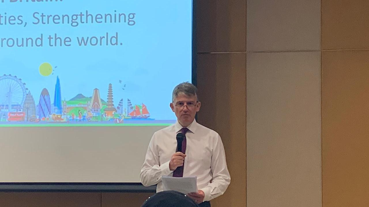 Duta Besar Inggris untuk Indonesia dan Timor Leste, Owen Jenkins.