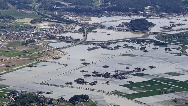 Banjir dan Tanah Longsor Melanda Jepang