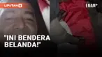 Sambil Diinjak, Pria Ini Sebut Bendera Indonesia Milik Belanda