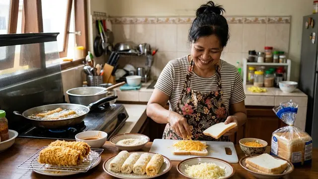 Resep Roti Gulung Jabrik Crispy/AI Generated