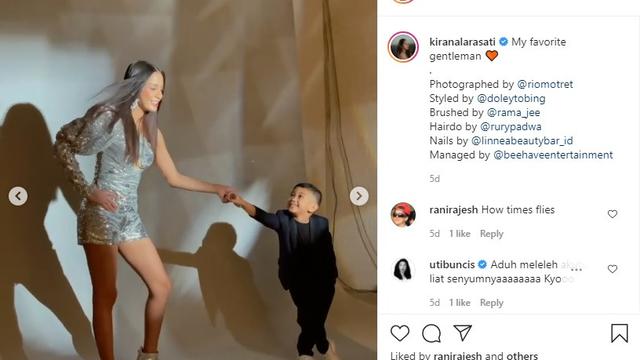 Kirana Larasati dan Kyo (RioMotret/ https://www.instagram.com/p/CQkc_VHsEFR/)