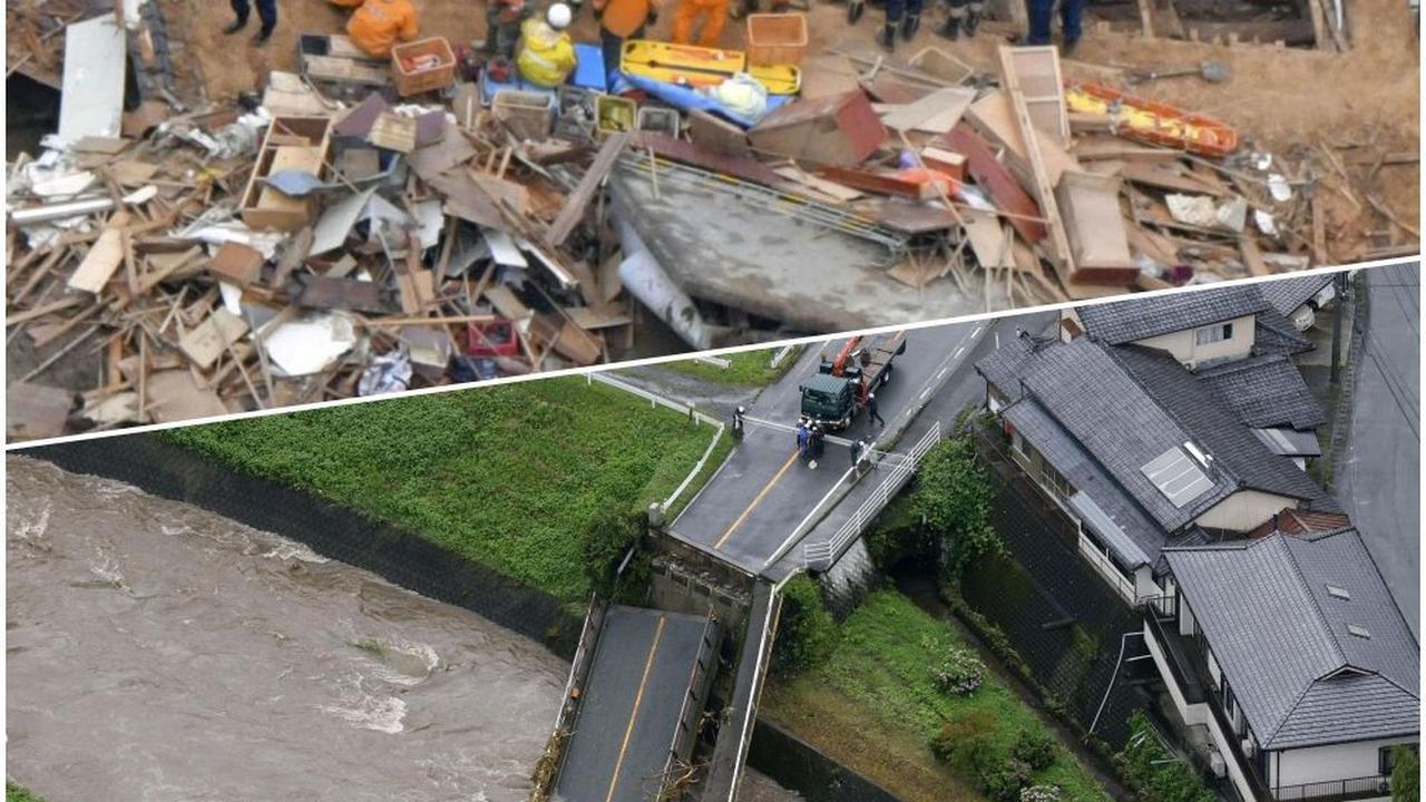 FOTO: Ngerinya Banjir dan Tanah Longsor Menyapu Jepang, Satu Orang Tewas dan Enam Lainnya Hilang