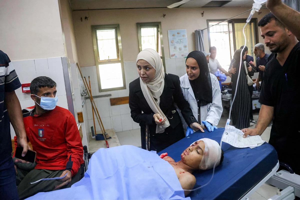 FOTO: Anak-Anak Kembali  Jadi Korban Serangan Udara Israel di Gaza
