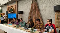 Media Gathering Dirjen Kerjasama Multilateral diadakan oleh Kementerian Luar Negeri di Jakarta, 16 Desember 2019. (Source: Liputan6.com/Benedikta Miranti T.V)