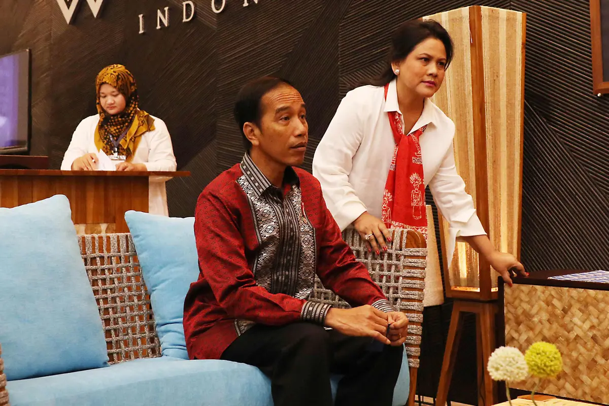 Presiden Jokowi dan Ibu Negara Tinjau Trade Expo 2017